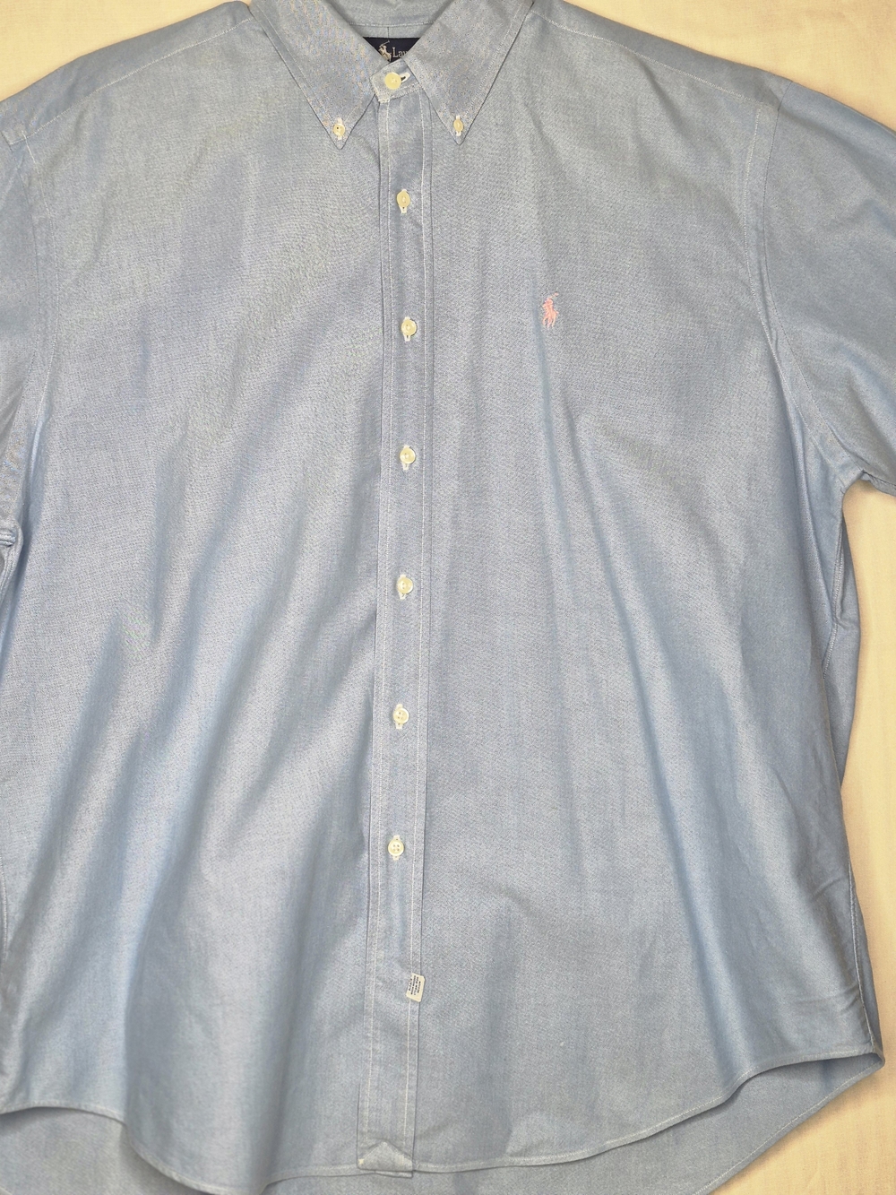 Ralph Lauren Men’s Light Blue Button-Down Oxford Shirt